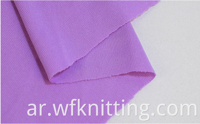 Pure Color Interlock Knit Fabric